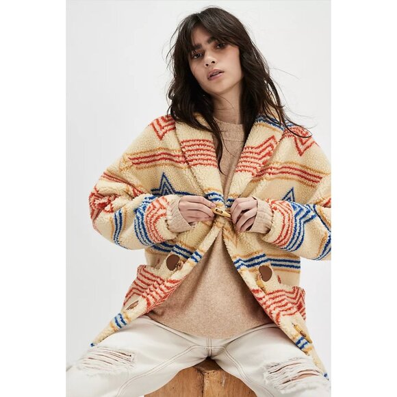 Free People $425 MOTHER Patch Pocket Channel Changer Jacket Size Large Western - Picture 4 of 6